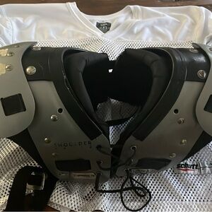 Youth Football Shoulder Pads and Jersey
